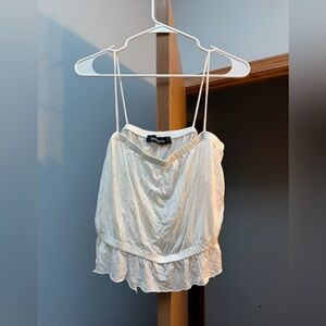 Reformation white Camisole with Spaghetti Straps